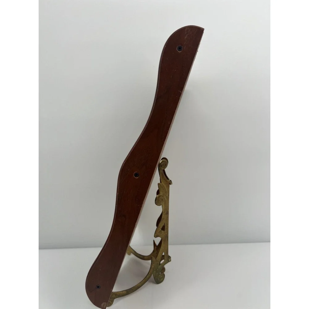 Ozark Walnutware Spoon Rack Solid Walnut Wood Brown Vintage Display Case 17.5in